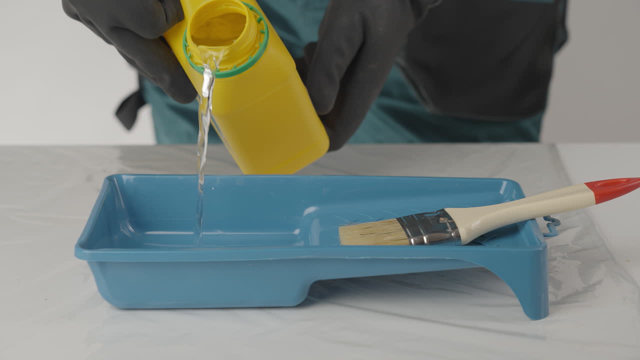 preparación de la pintura para su aplicación