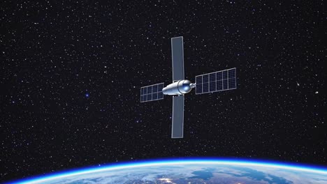 a satellite is orbiting our planet, capturing breathtaking images of earth's diverse landscapes and the expansive universe beyond