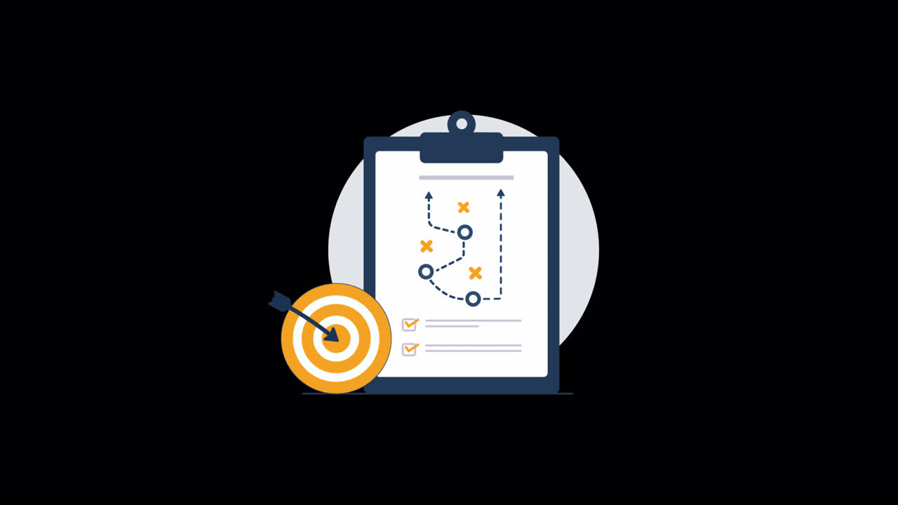 Animated Illustration of Strategic Plan and Goal Achievement
