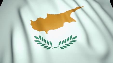 waving realistic cyprus flag, 4k background, loop animation