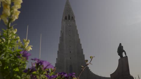 hallgrimskirkja,an iconic lutheran parish church located in reykjavik, iceland