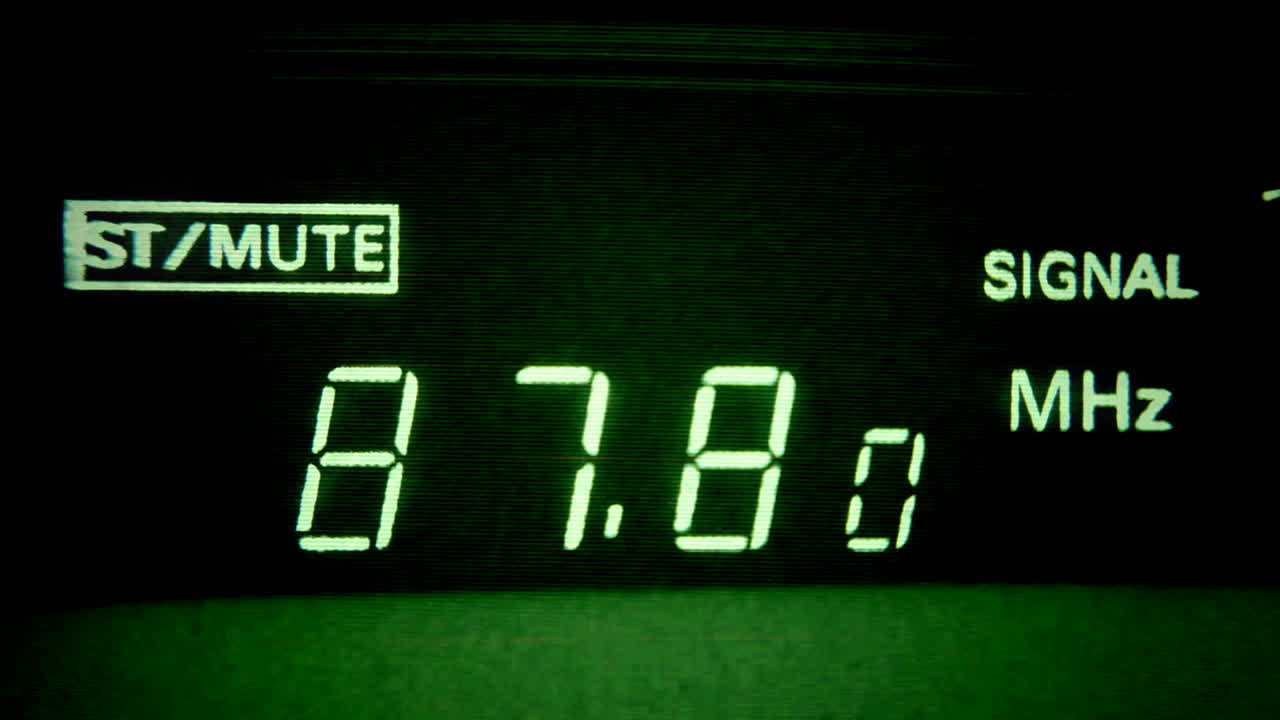 sintonización de radio0