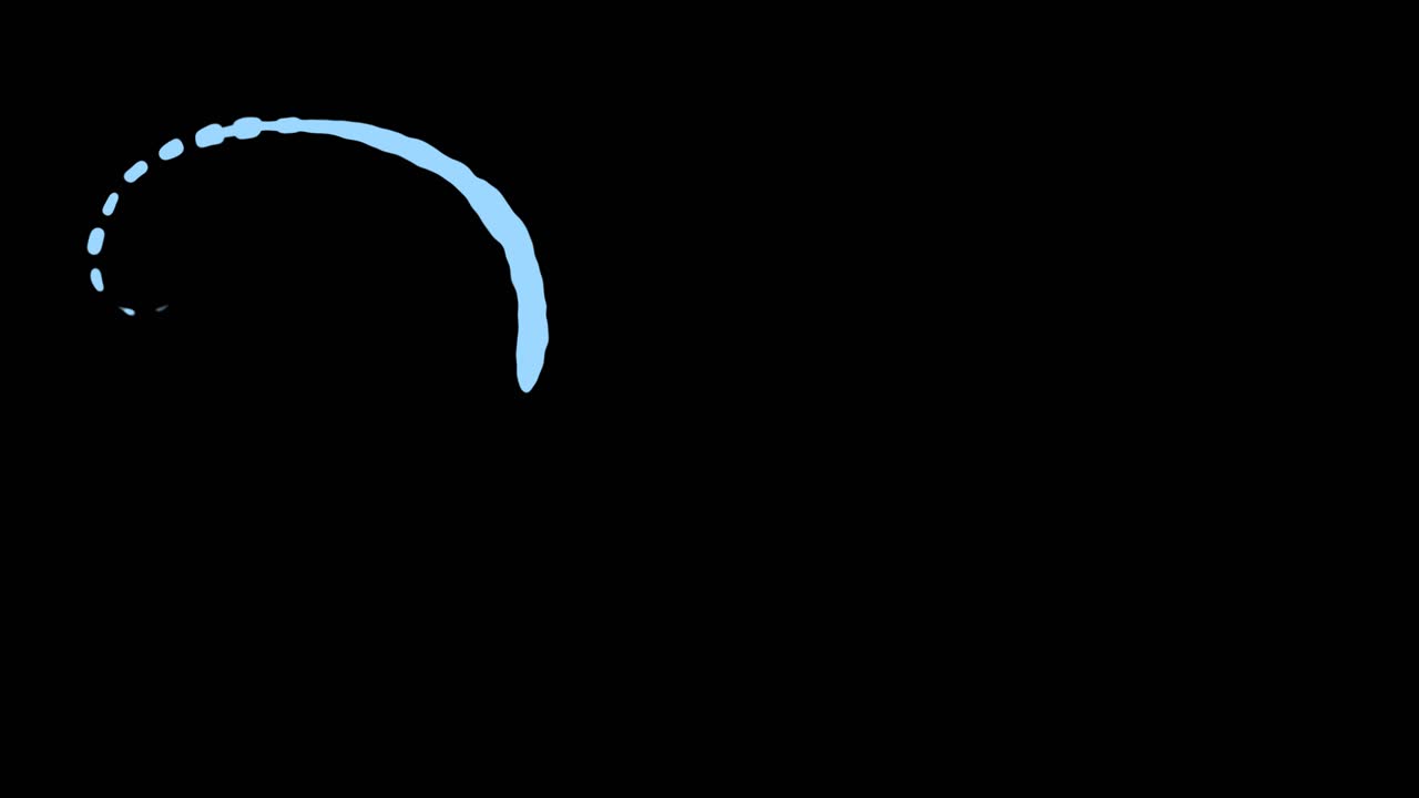 움직이는 역동적인 모양과 색