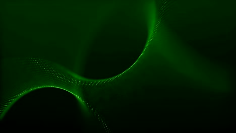 green abstract curves background seamless loop