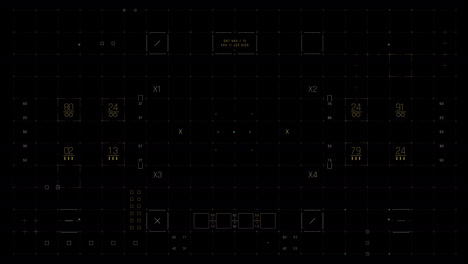 Drone-interface,-technology-layout,-loading-bars,-digital-meters,-data-metrics