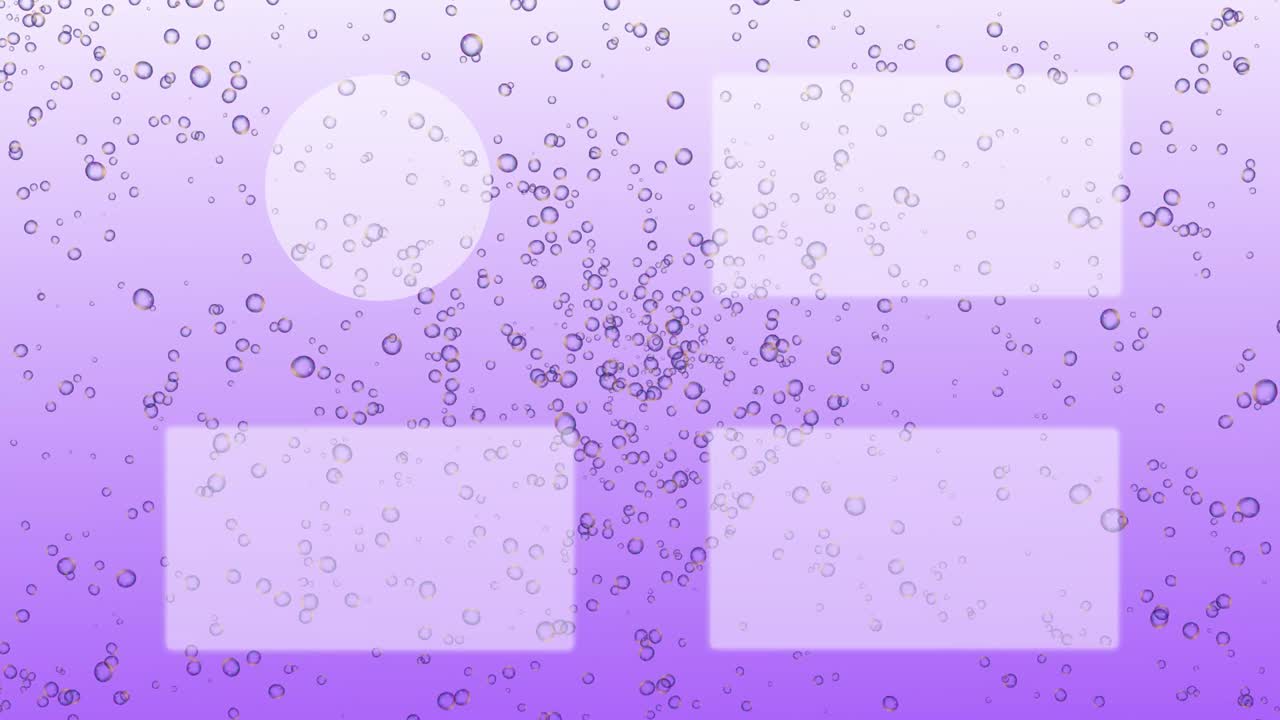 버블 시 엔드 카드 엔딩 스크린 모션 그래픽