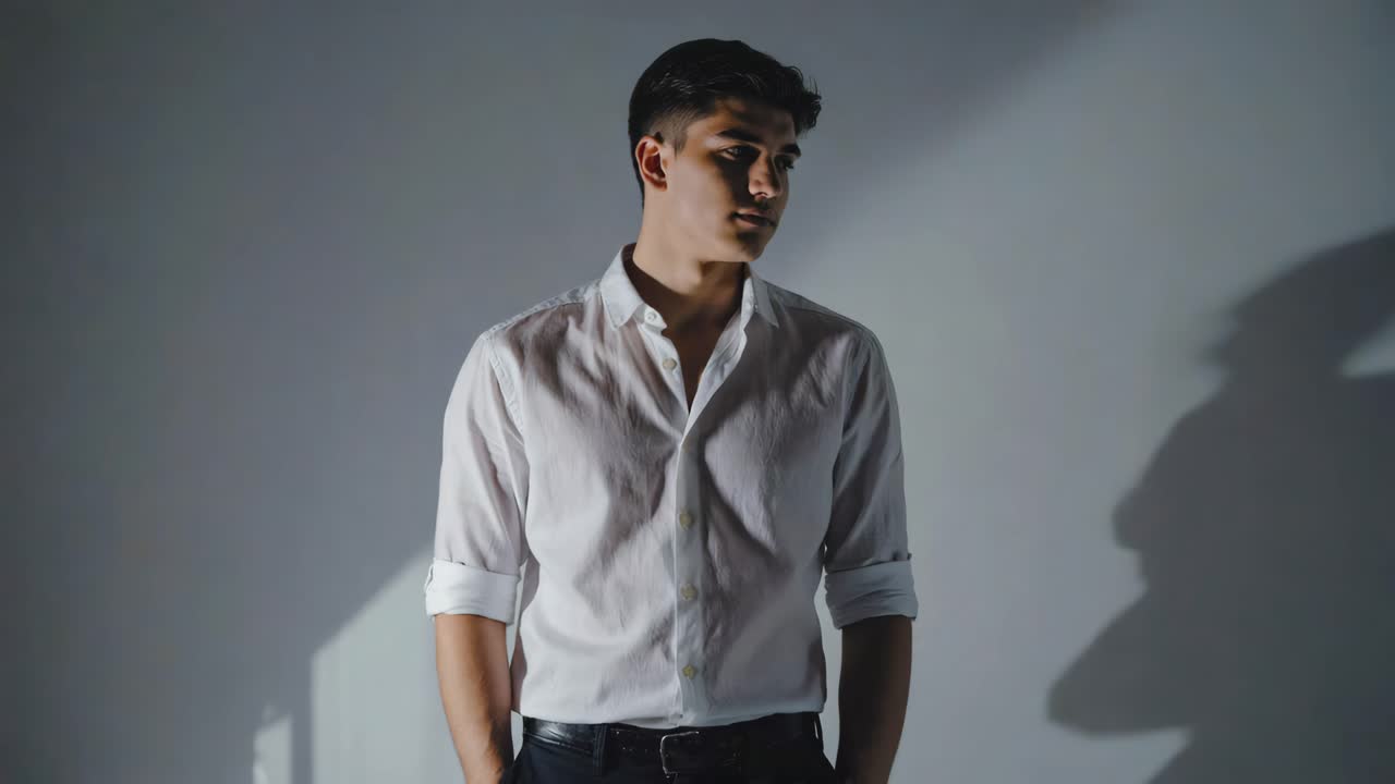 셔츠를 입은 남자의 초상화