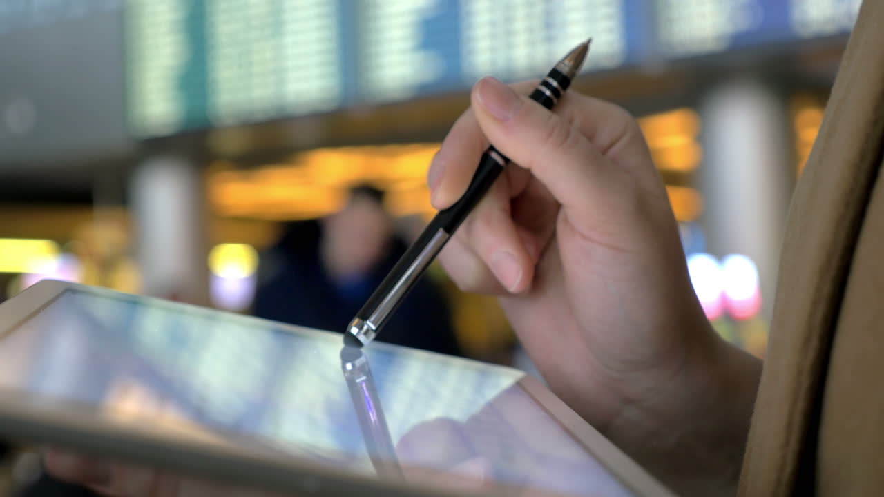 Tablet computer is a friend in any travel