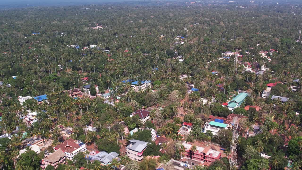 Varkala Aerial Shot Drone Of Buildings