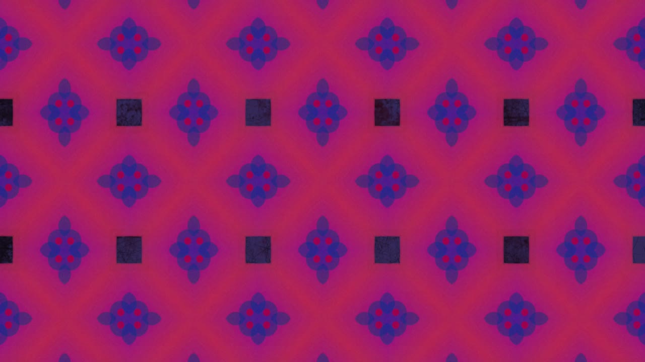 formas de caleidoscopio que se mueven en movimiento hipnótico