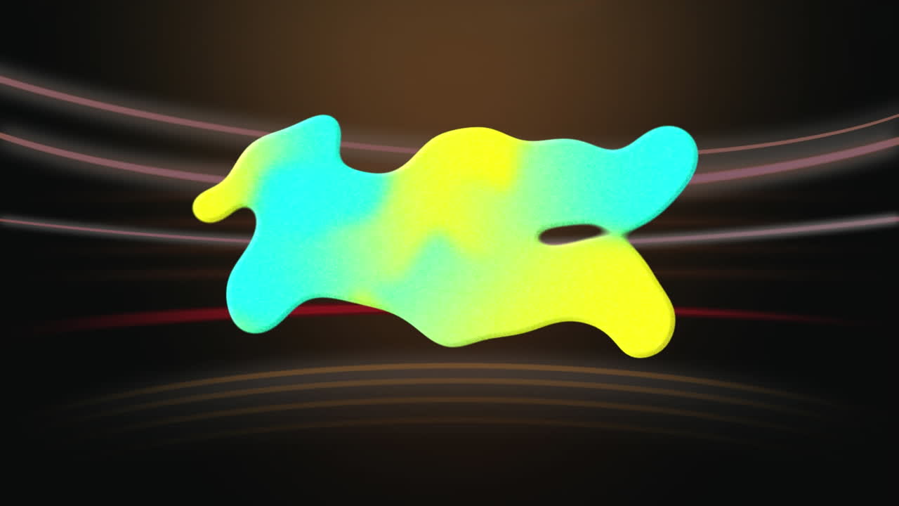 Animation of dots of connections over blue waves