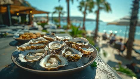 luxury beachside oyster experience