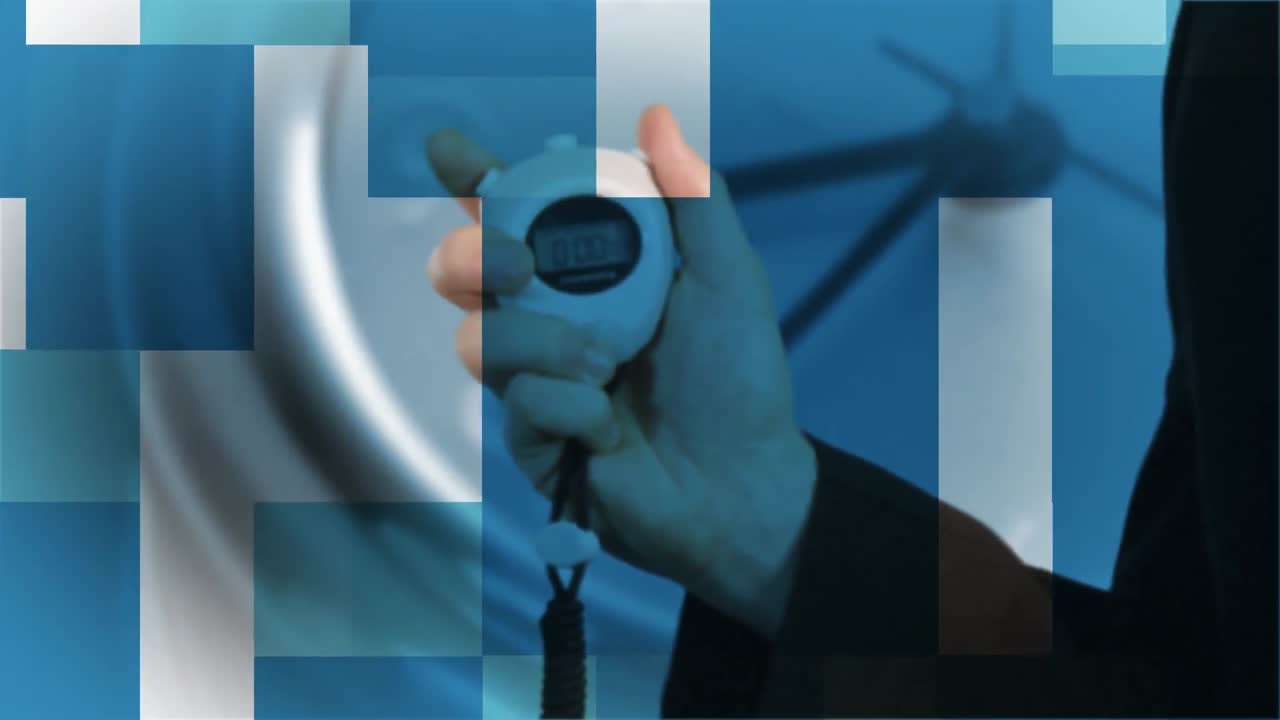 reloj de parada en marcha