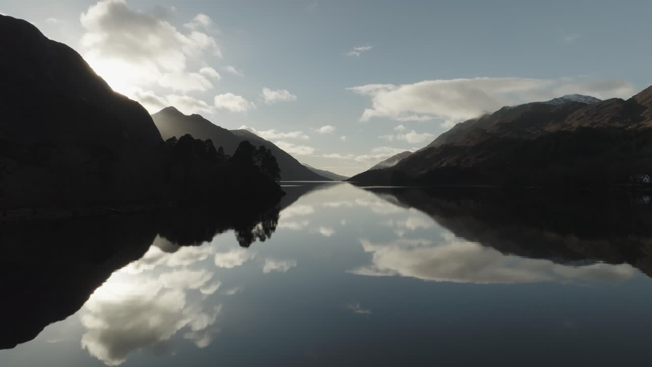 Reflections on a Serene Lake Surrounded by Mountains