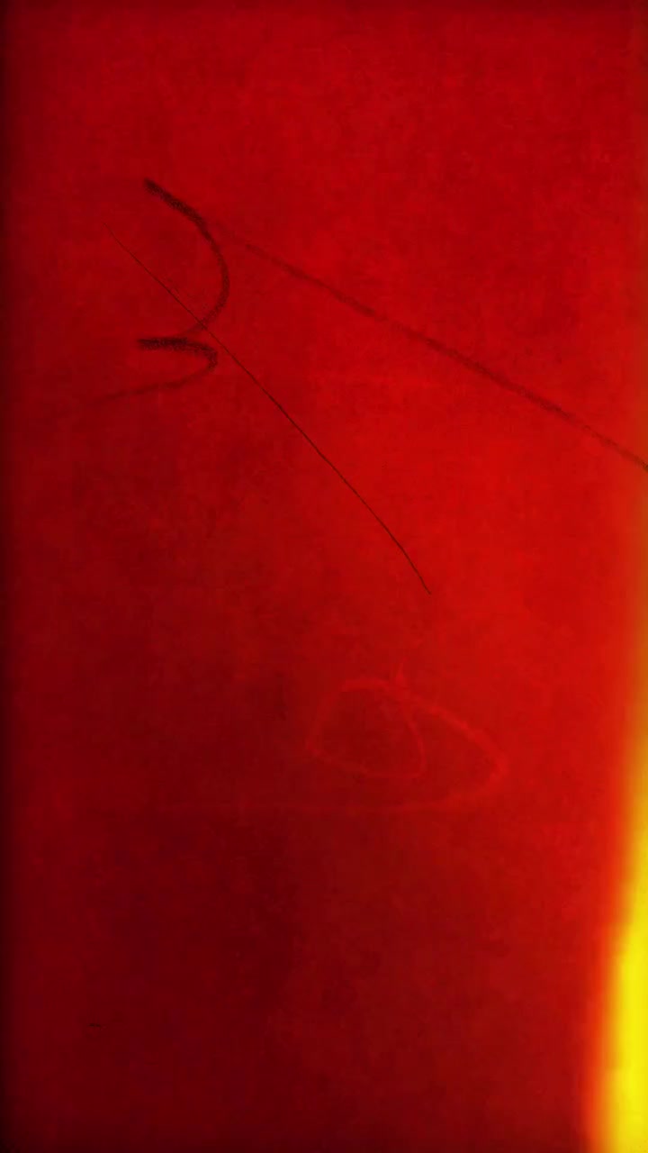 Vintage Film Texture Overlay with Red Light Leaks and Scratches
