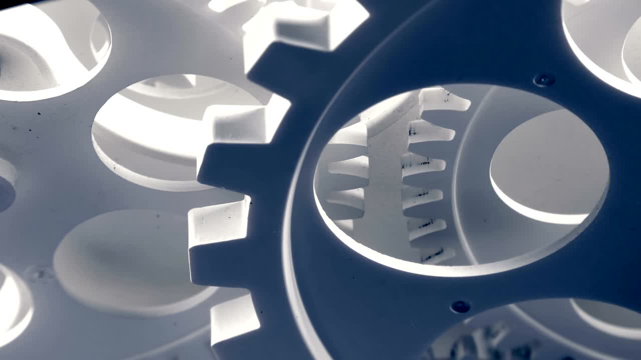 추상적인 레트로 시계 기어