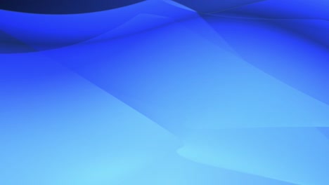 абстрактная 3d-анимация петли синего градиента геометрических и кривых перекрывающихся слоев