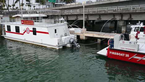 miami, florida marine fire rescue boats and equipment