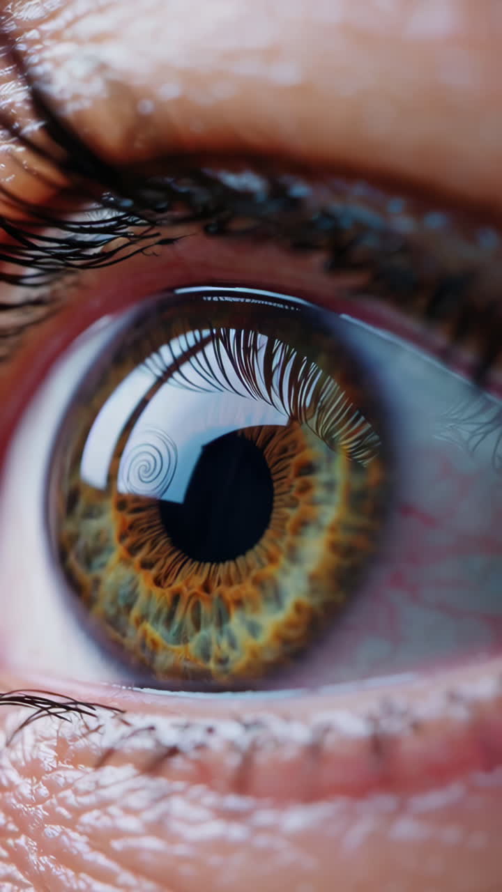 primer plano de un ojo humano