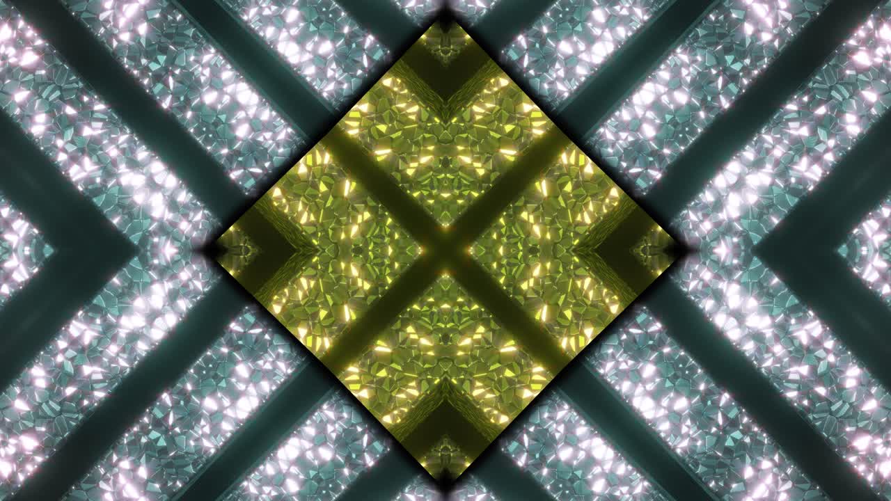 patrón de cristal geométrico abstracto