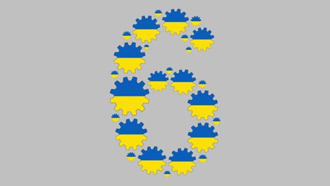 número seis ucraniano