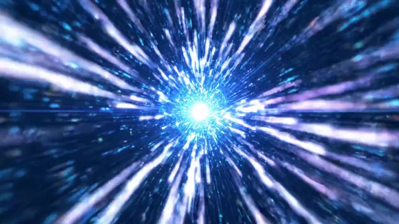 Un'esplorazione vibrante dell'energia cosmica: immagini accattivanti mostrano un viaggio mozzafiato attraverso un abisso vorticoso di luce, catturando l'essenza dei misteri dell'universo.