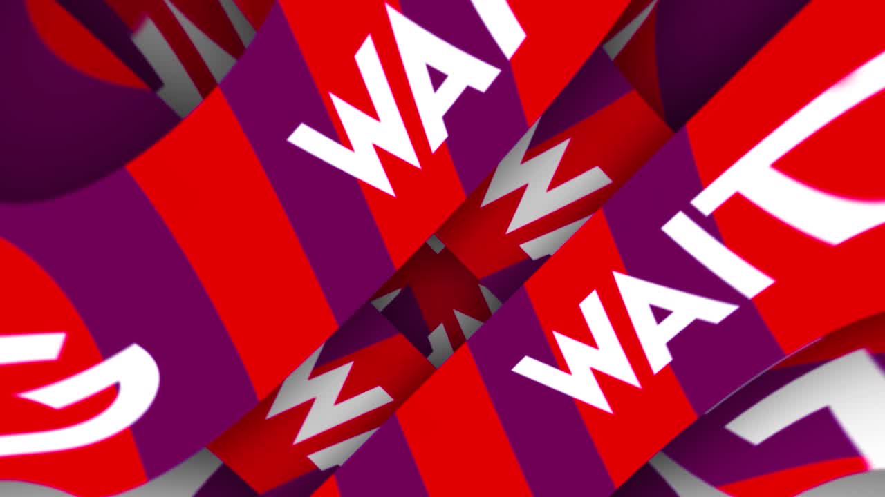 cintas de espera abstractas