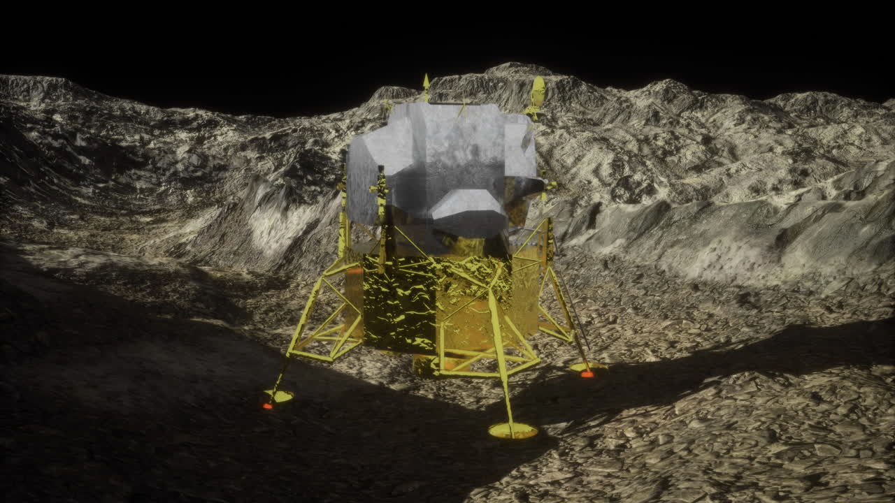 Lunar Module on the Moon