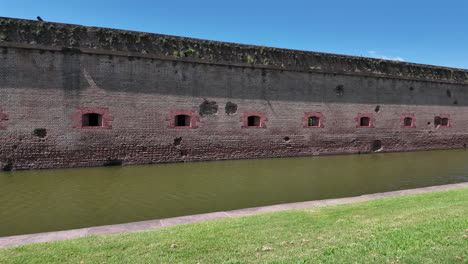 fort pulaski exterior cannon damage