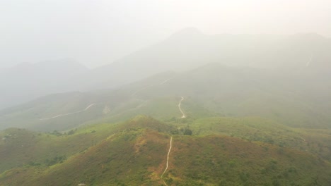 misty mountain trail