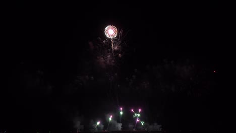 espectáculo de fuegos artificiales