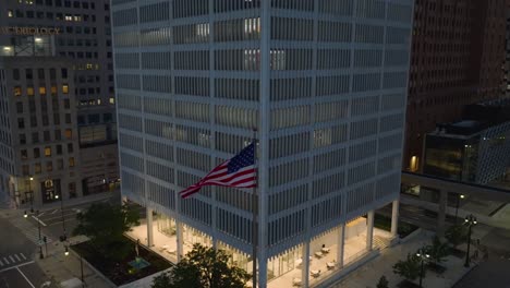 edificio municipal del centro de la ciudad en américa