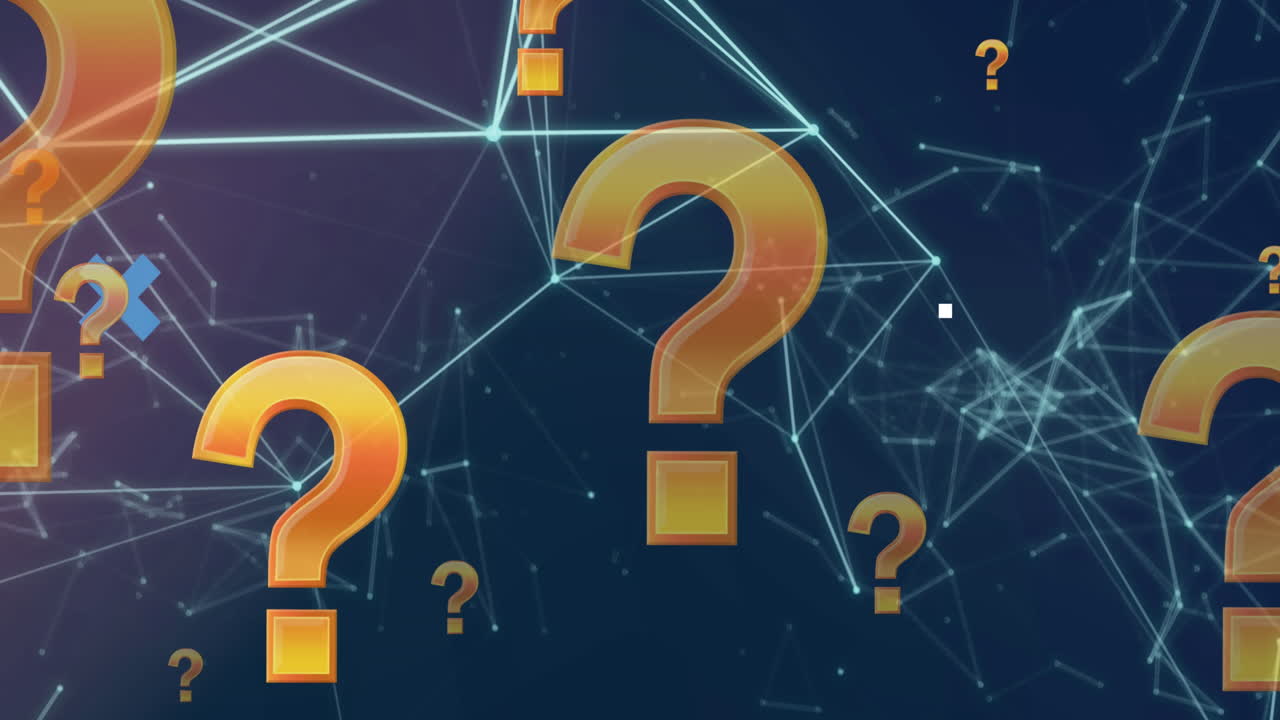 animación de los iconos de los medios en fondo azul