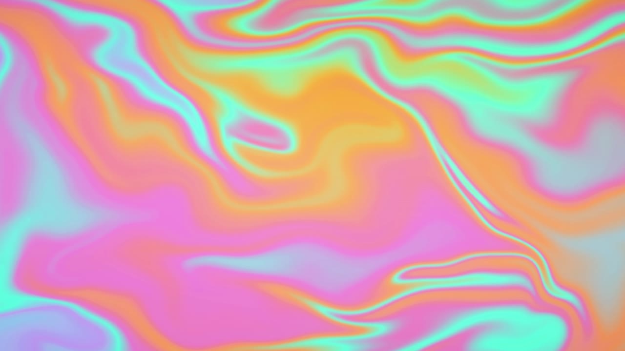 Abstract Neon Liquid Marbled Background