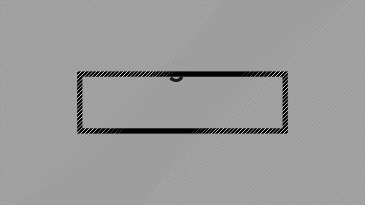 Modern Merry Christmas text in frame on grey background