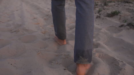 Man-walking-at-dusk