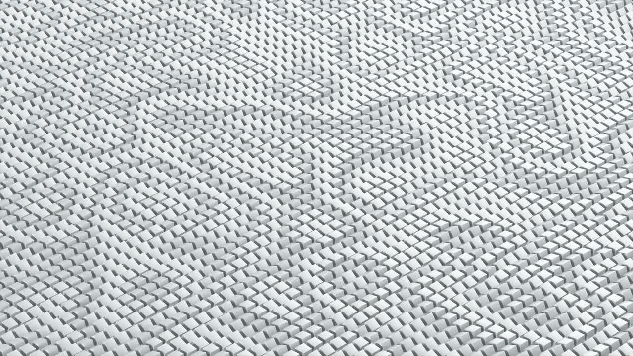 el colorido bucle del cubo ondulante