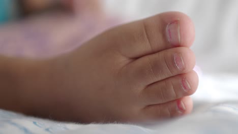 closeup of a baby's feet