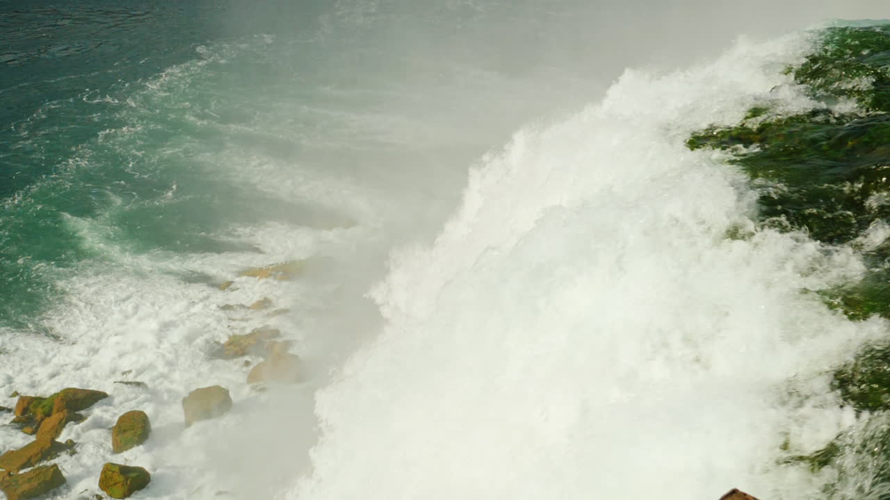 vista superior de la cascada de las cataratas del niágara
