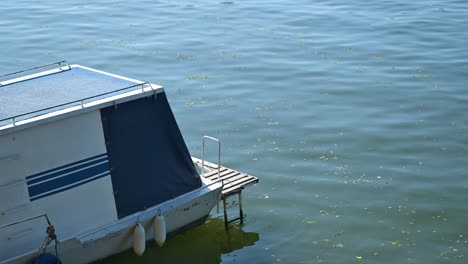 fishing boat on river water