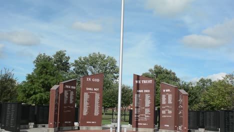 美國田納西州約翰遜市的退伍軍人紀念公園 (veteran's memorial park)