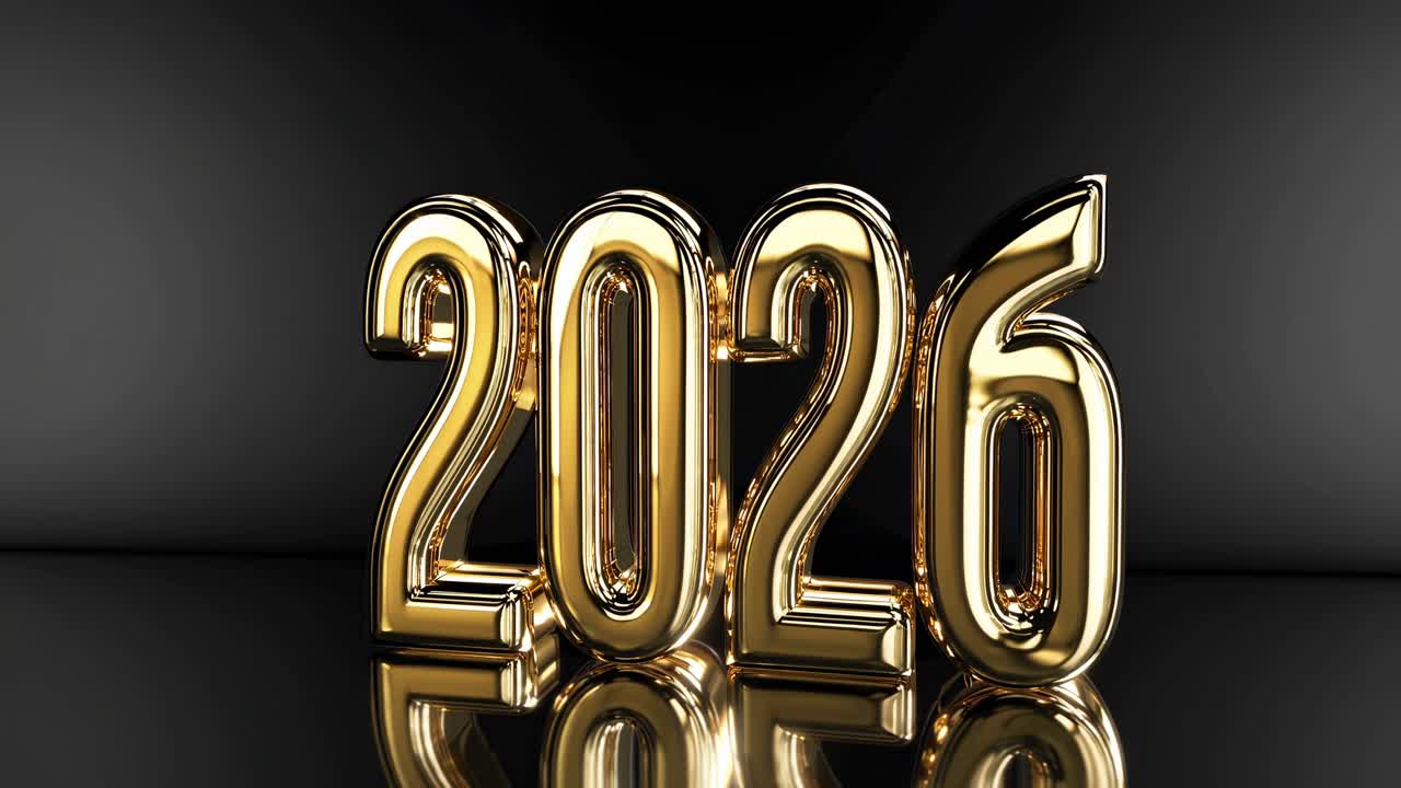 Gouden 2026 Typografieontwerp