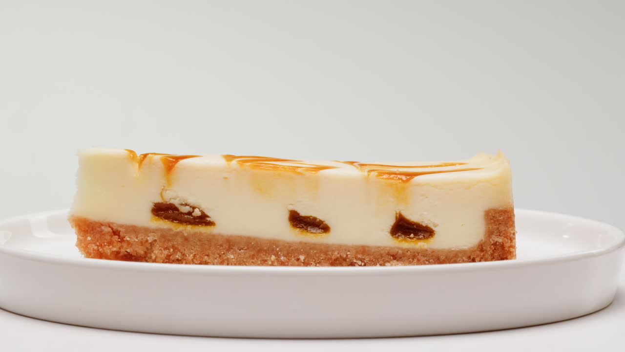Slice of Caramel Cheesecake