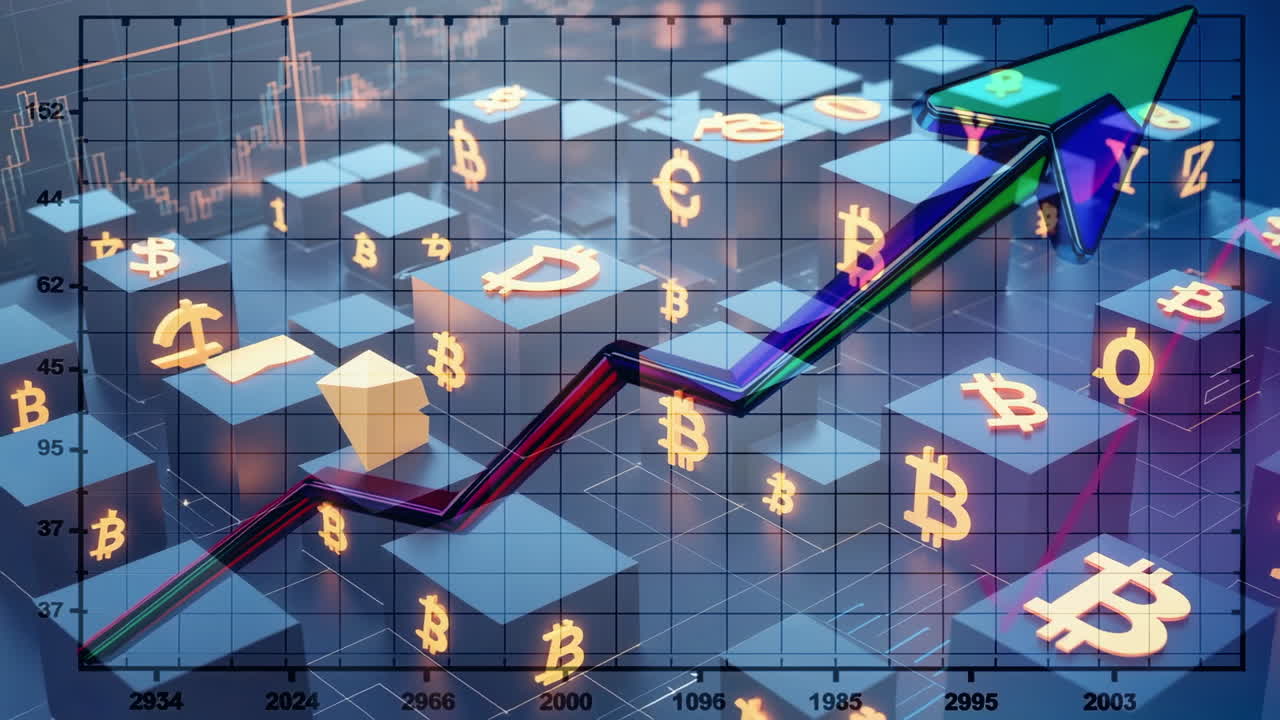 Cryptocurrency Market Growth and Bitcoin Investment Chart
