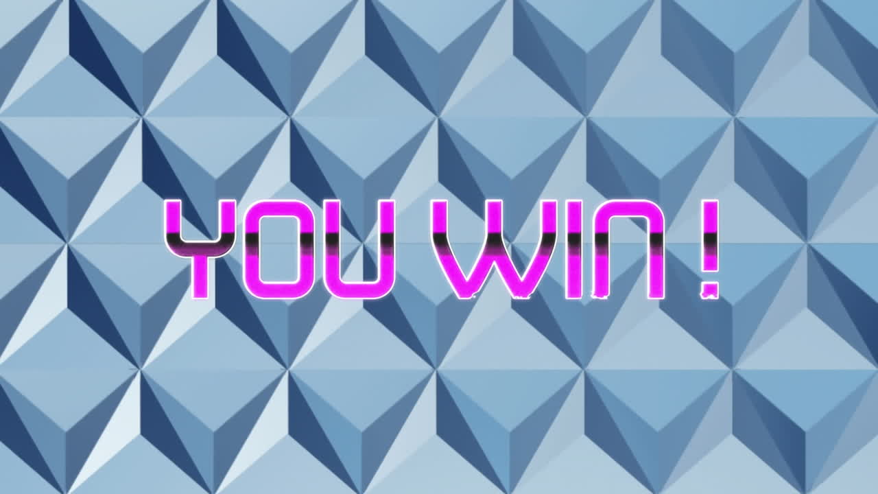 보라색은 파란색 배경에 원활한 패턴으로 추상적인 3d 모양에 대한 텍스트를 얻습니다.