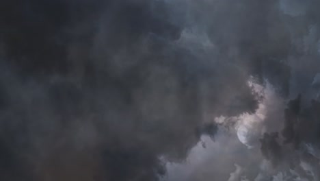 lightning at night time lapse