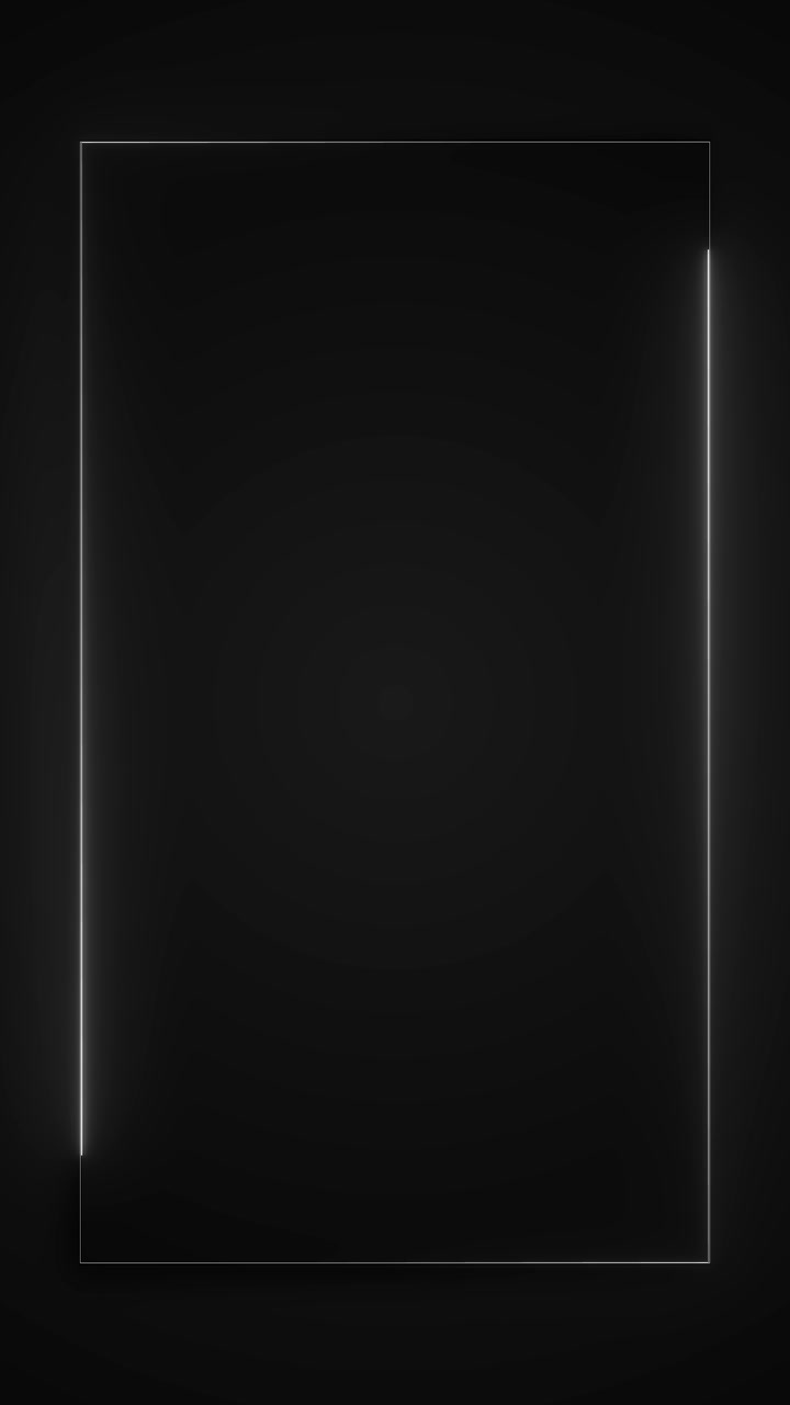 Dark rectangular border subtle glow clean empty space smooth backdrop refined minimal look logo