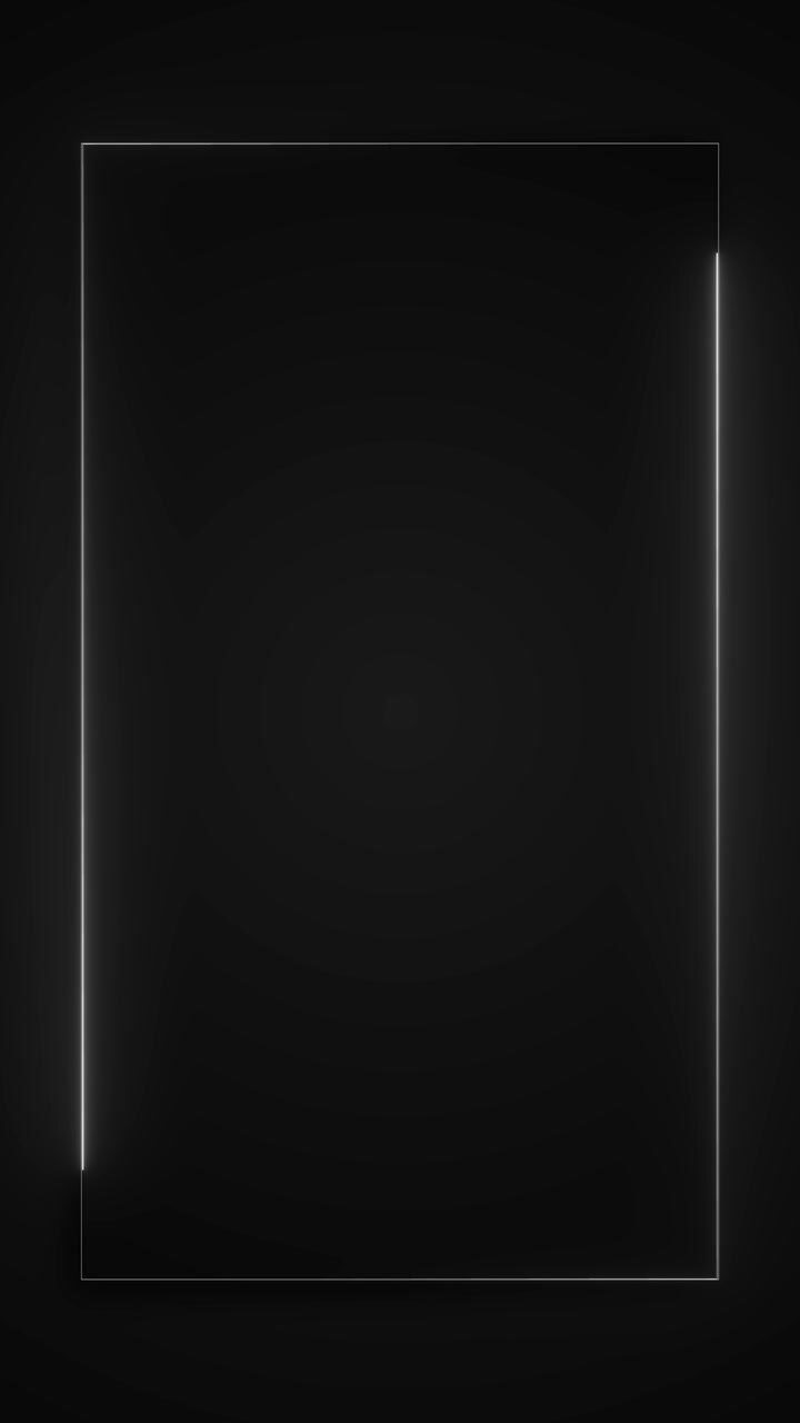 Dark rectangular border subtle glow clean empty space smooth backdrop refined minimal look logo