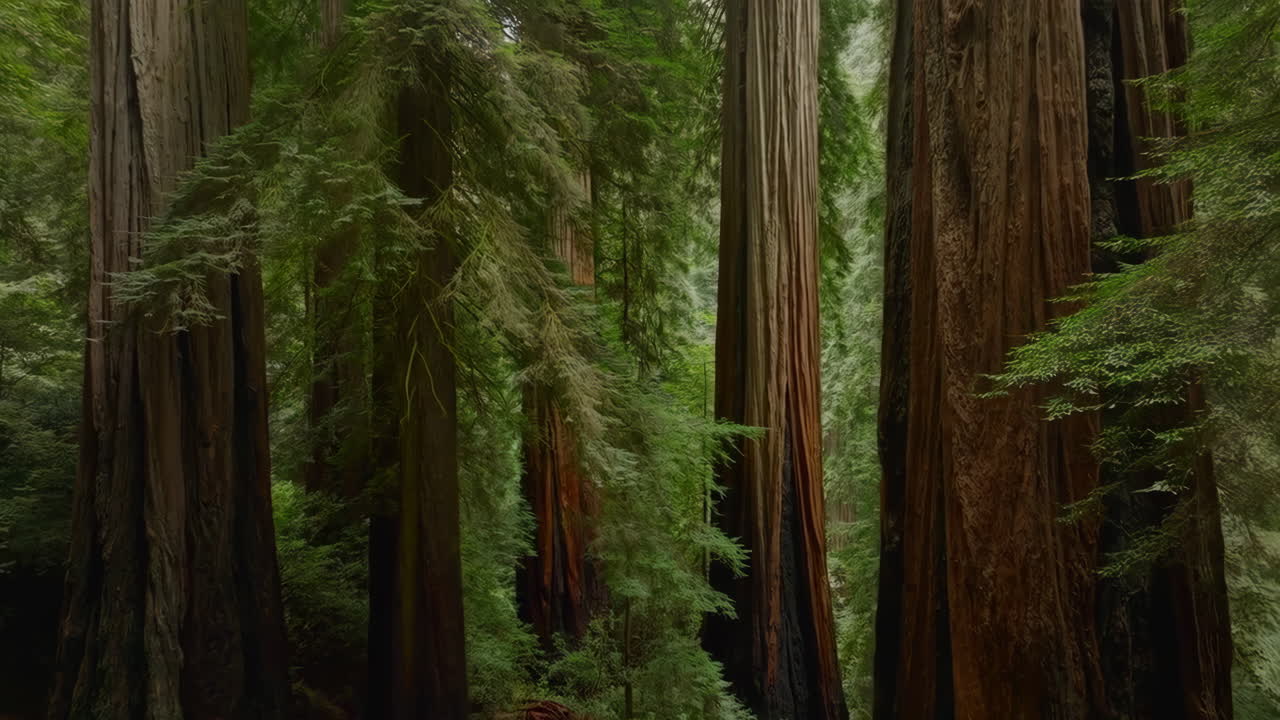 Majestic Giant Redwood Forest