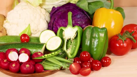 assorted vegetables displayed on a white background